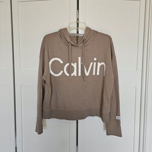 Calvin Klein cropped hoodie size XL